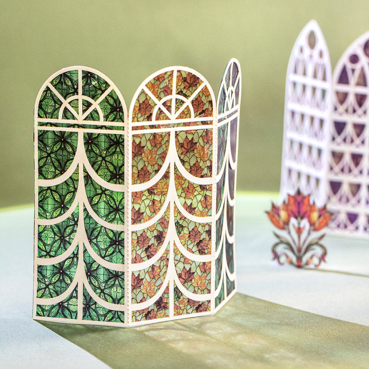 Light Shadow Flower Art Stickers - Desk Cosmos