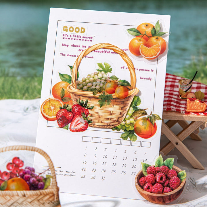 Fruit Harvest Double - Material Journal Stickers - Desk Cosmos
