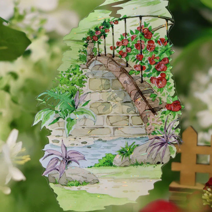 Rose Garden Memory Walk PET Tape - Desk Cosmos