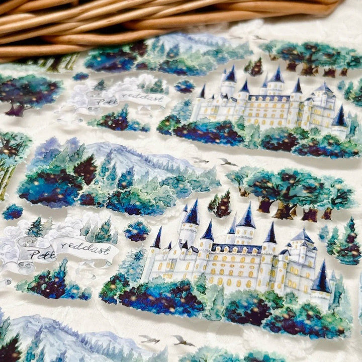 Firefly Castle Vintage PET Tape - Desk Cosmos