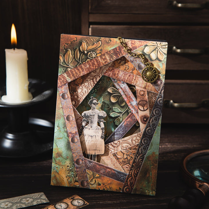 Old Paper Paragraph Vintage Stickers - Desk Cosmos