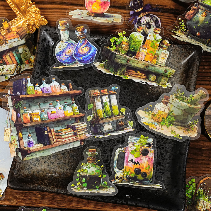 Magic Hidden Collection Series PET Stickers - Desk Cosmos