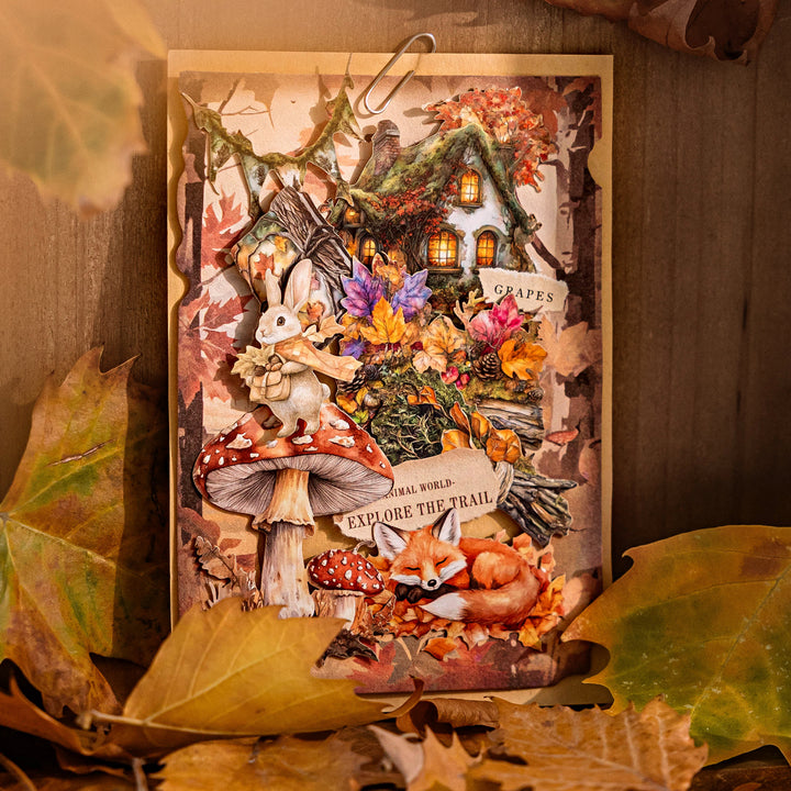 Autumn Stickers – Forest, Farm, Butterflies, Leaves - Desk Cosmos