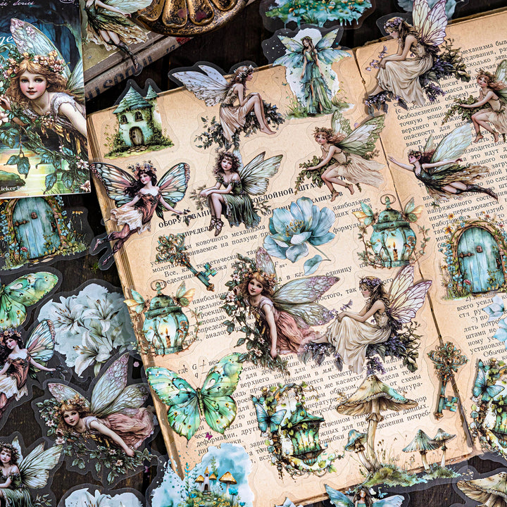 Fantasy Fairy Character PET Stickers - Desk Cosmos