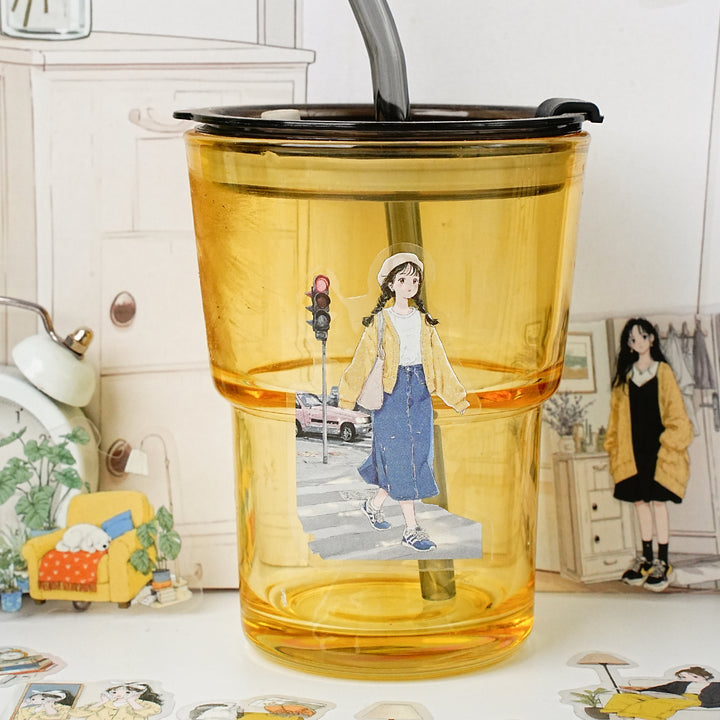 Career Life Diary PET Stickers - Desk Cosmos