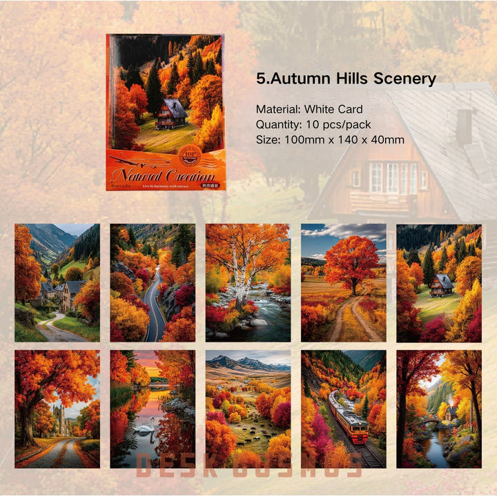 Nature Inspired Scenic Cardstock - Desk Cosmos