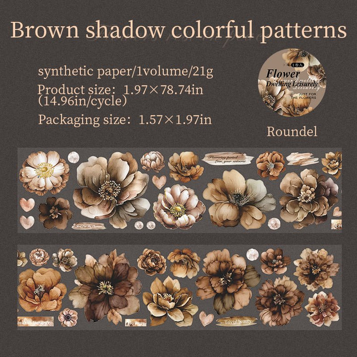 Flowers Rest in Peace Washi Tape - Desk Cosmos