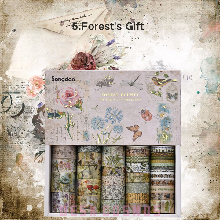 Chronicle Collection Forest Gift Nature Inspired Botanical Washi Tape