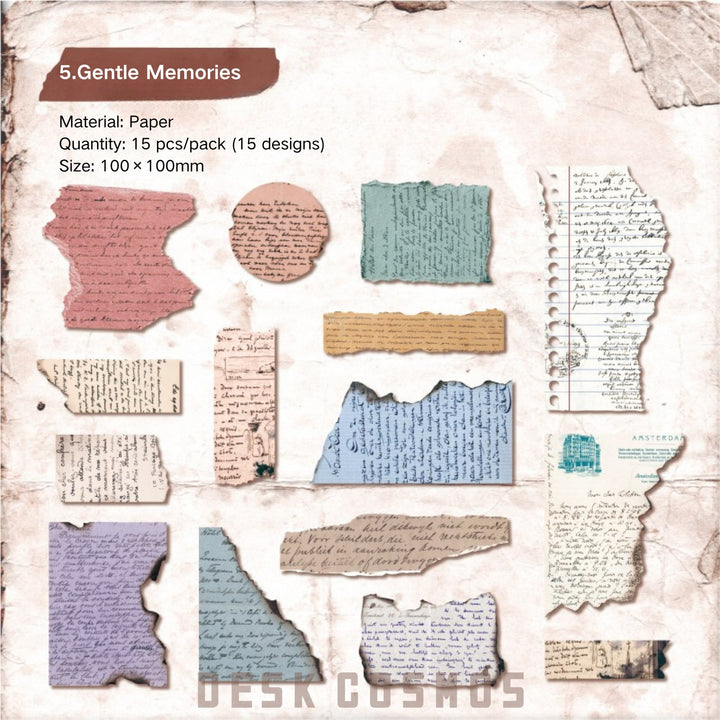 Vintage Quote Fragment Stickers - Desk Cosmos