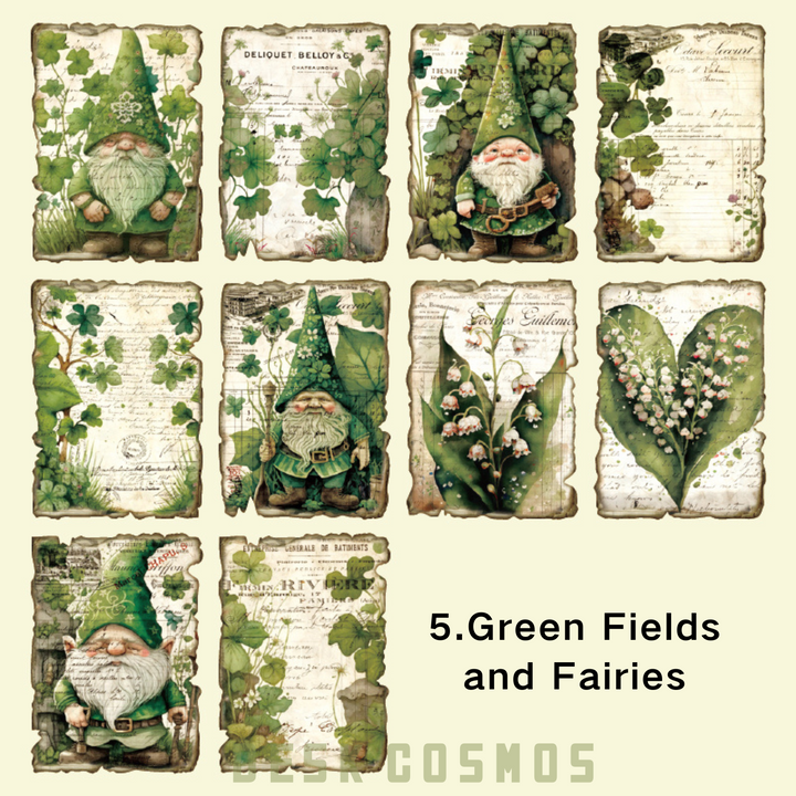 Jenny's Diary Green Fields and Fairies Easter Paper