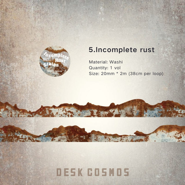 Mottled Century Incomplete Rust Distressed Textures