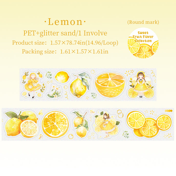 Sweet fruit favor collection Fruit Tape for Scrapbook Aesthetic Themes