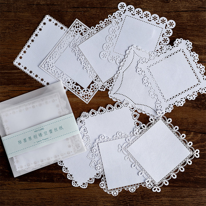 Lace Paper Alice Teatime Vintage Collage Lace Craft