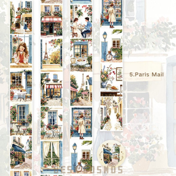 Moment Of Freedom Paris Mail City Travel Retro Tape