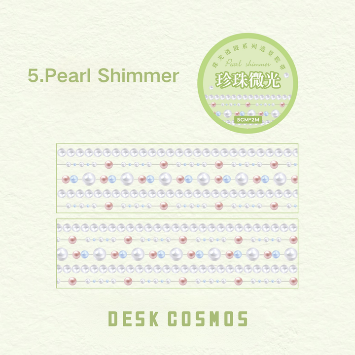 Pearl Shimmer Decorative Journal Stickers