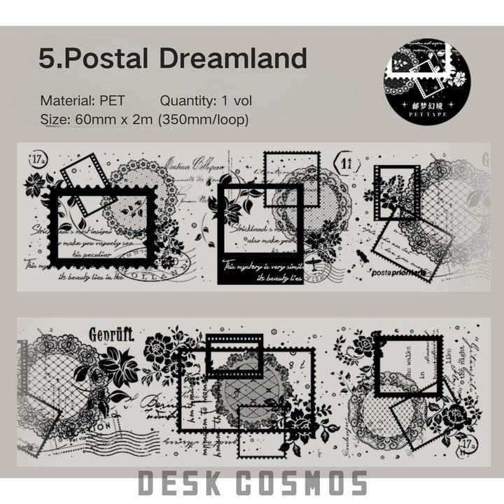 The Dream of Lace Light Botanical PET Journal Supply