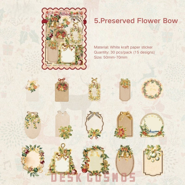 Christmas Confession Series Writing Paper Stickers Holiday Great for Art Projects