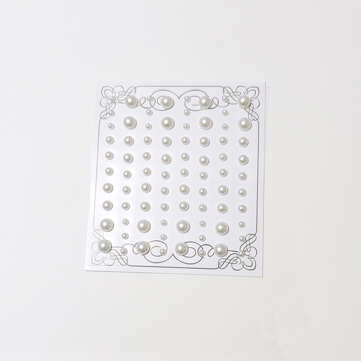 Basic Polka Pearl Stickers Ideal For Personalized Decoration