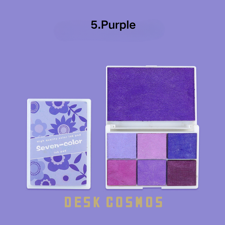 Colorful Series Purple Ink Pad for Scrapbooking