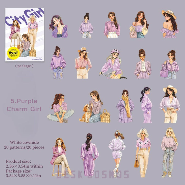 Urban Girl Purple Girl Unique Fashion