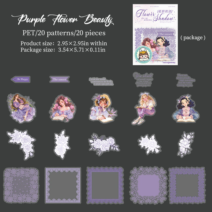 Huaying Weaving PET Stickers for Artistic Mood Boards