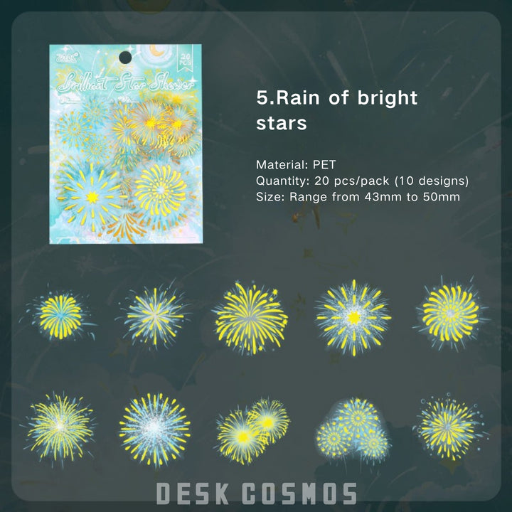 Fireworks Fluorescent Night Language Tape Scenery Creation