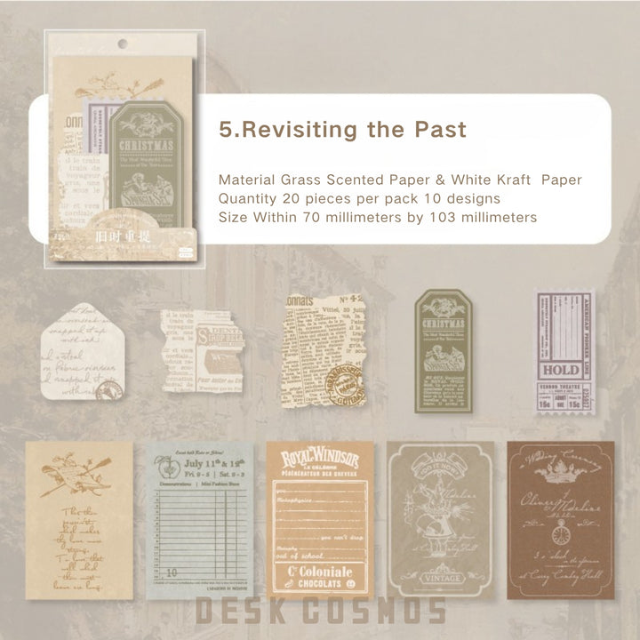Years Series Old Times Recalled Vintage Retro Scrapbook
