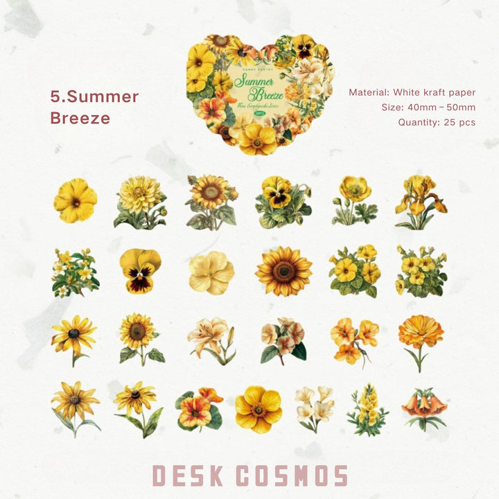 Flower Catalog Summer Breeze Floral Journal Paper