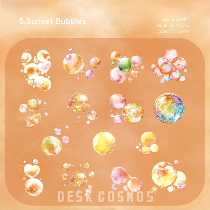 Dream Bubble Wonderland stickers Fantasy bubble stickers