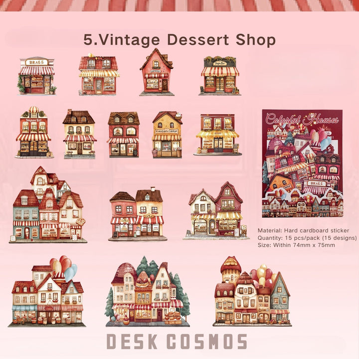Colorful House Series Whimsical House Designs for Planners