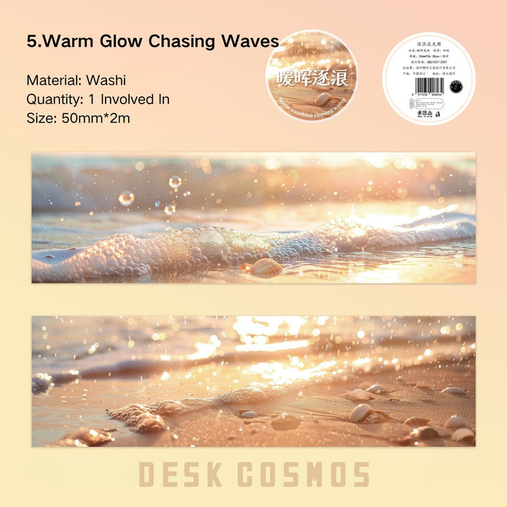 Fantasy Sea Waves PET Tape - Desk Cosmos