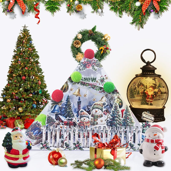 Christmas Wishes Dual - Material Sticker Book - Desk Cosmos