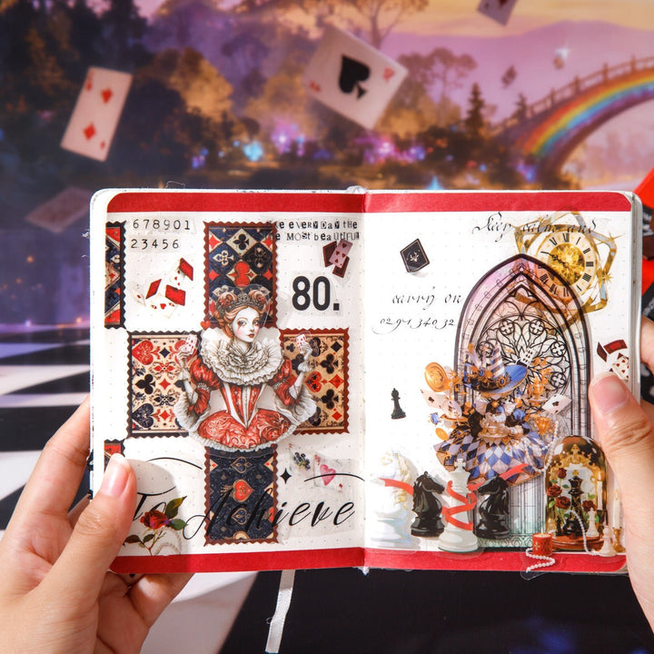 Alice's Time Game PET Stickers - Desk Cosmos