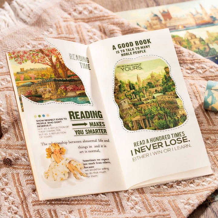 European Traveler Vintage Journal Washi Tapes - Desk Cosmos