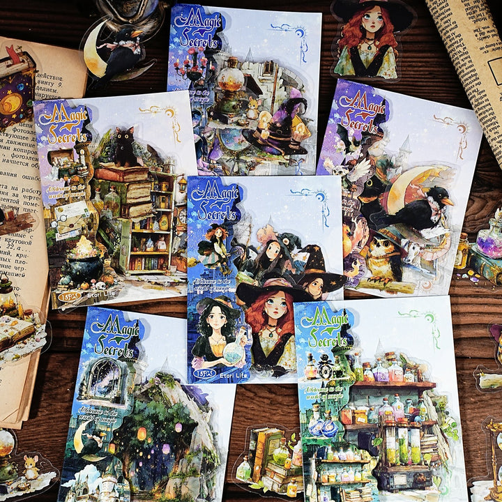 Magic Hidden Collection Series PET Stickers - Desk Cosmos