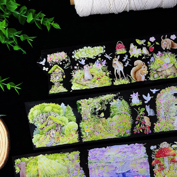 Four Seasons in Fairy Tale Forest PET Tape - Desk Cosmos