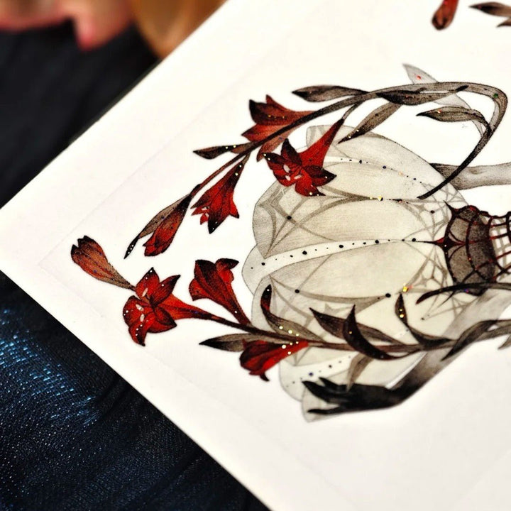 Gothic Night Witch Decorative PET Tape - Desk Cosmos