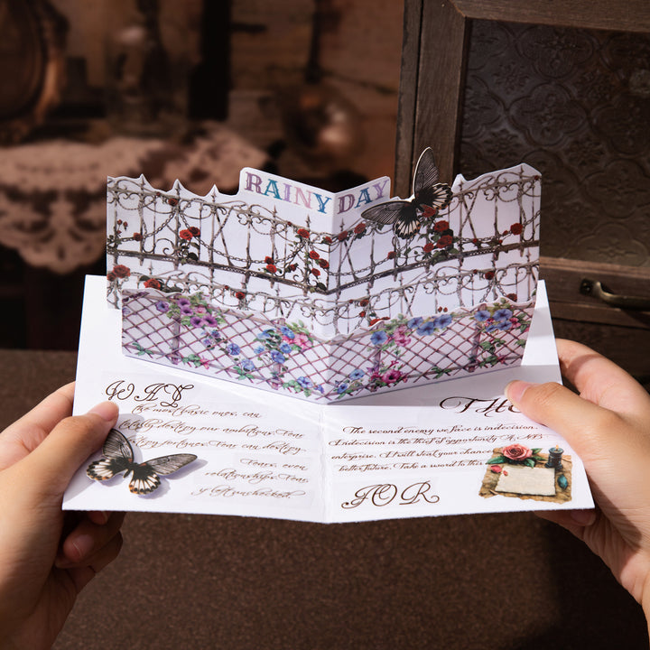 Climbing Vine Flower Scenery Tapes - Desk Cosmos