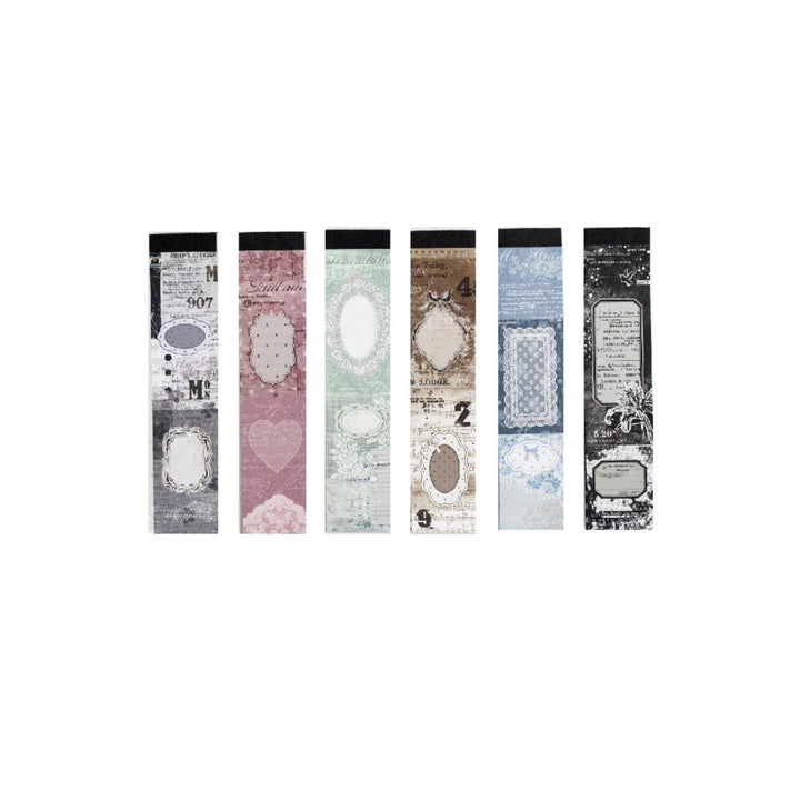 Vintage Long Strip Ephemera Paper Pad - Desk Cosmos
