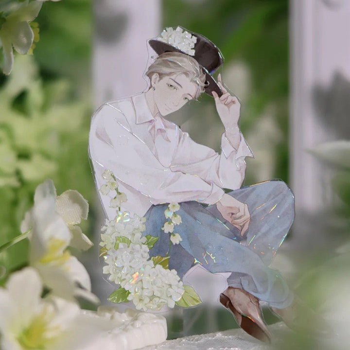 Elegant Floral Gentleman PET Tape - Desk Cosmos