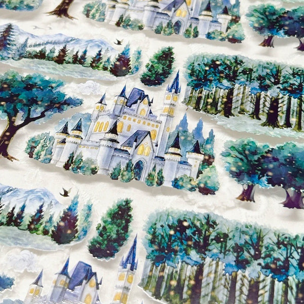 Firefly Castle Vintage PET Tape - Desk Cosmos