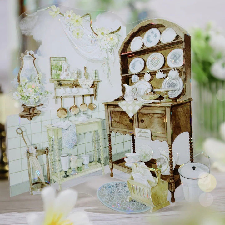 Elegant Noble Mansion PET Tape - Desk Cosmos