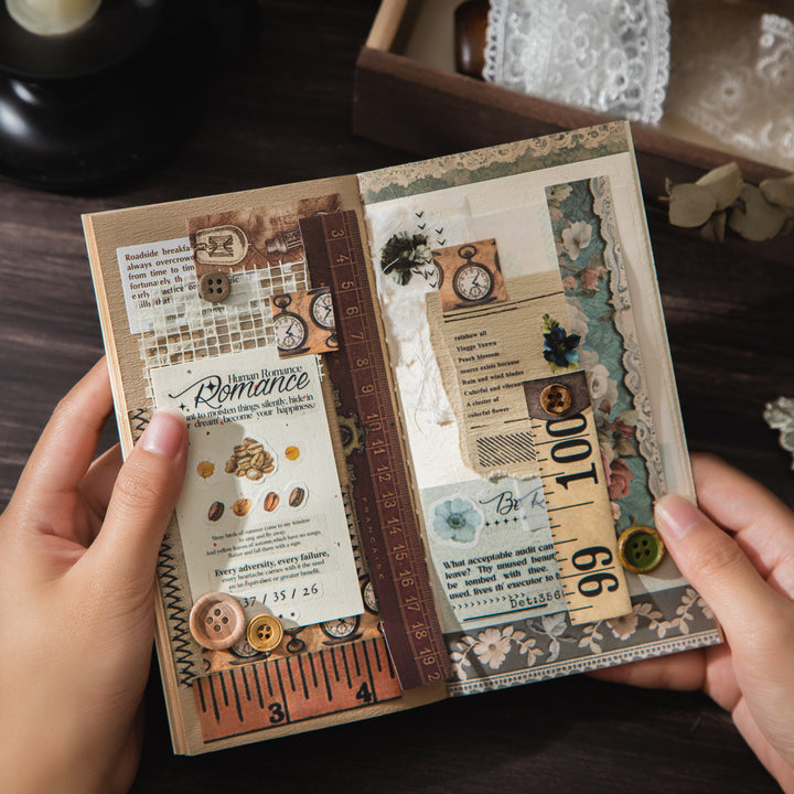 Old Paper Paragraph Vintage Stickers - Desk Cosmos