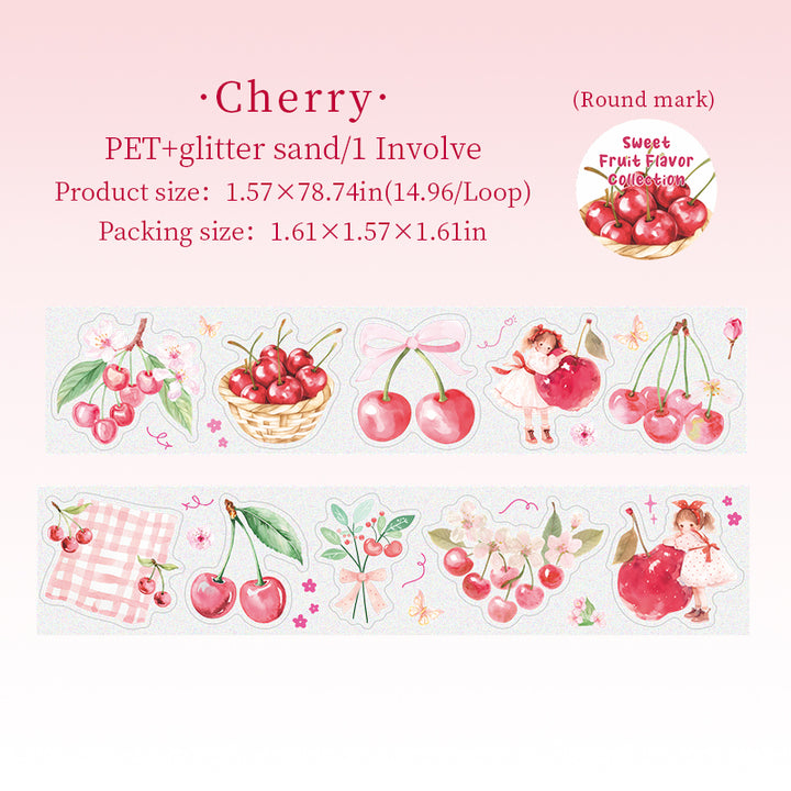 Sweet fruit favor collection Collage Friendly Fruit Tape for Junk Journal Lovers