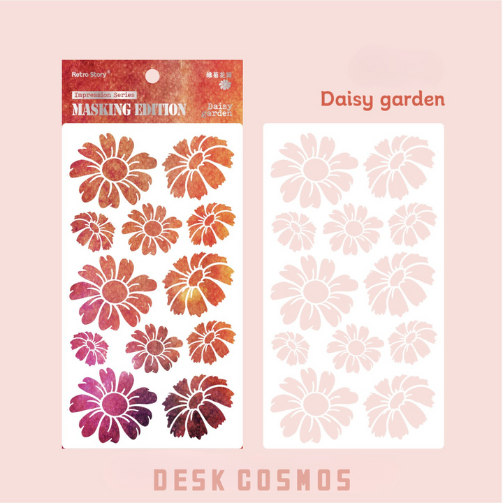 lmpression series retro stencil template for planner lovers
