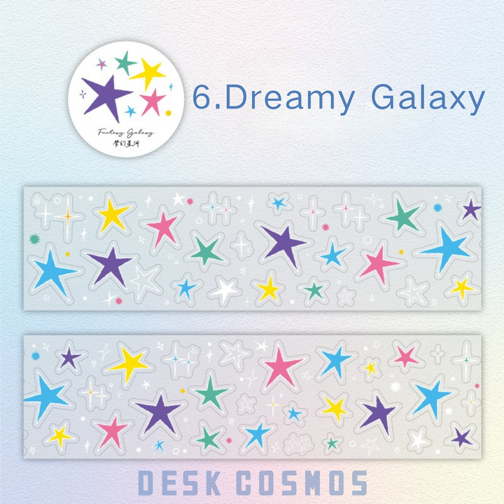 Dream Shimmer Dreamy Galaxy DIY Tape Stars Snowflakes