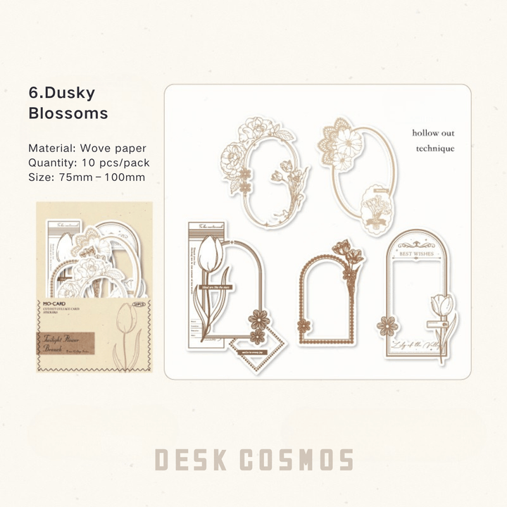 Frame Series Stickers Journal Scrap Art Style