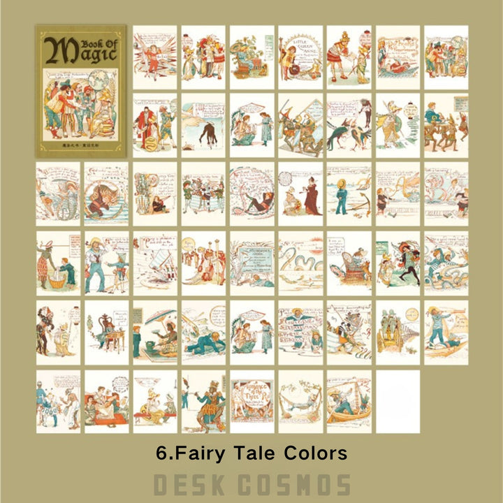 Bean Book Of Magic Fairy Tale Colors Sweet Cute Memo Pad