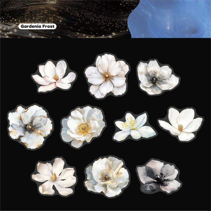 Ink Rhyme PET Stickers Gothic Theme For Junk Journal