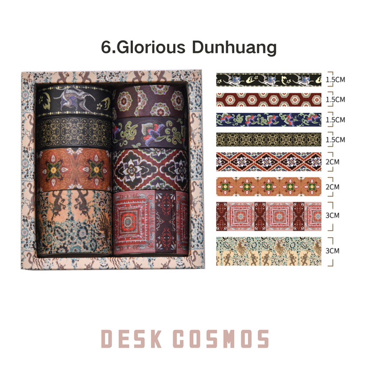 Past Chronicles Dunhuang Glory Washi Tape Ancient Retro Style